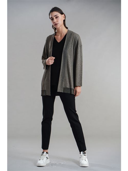 Cardigan in lurex Maida Mila Milano | M1095NERO